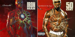 freshkings:  Marvel Comics has just announced a new line called Hip-Hop Variants, which will consist of comic covers interpolating classic rap album artwork.