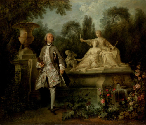 Portrait of the actor Grandval, by Nicolas Lancret, 1742