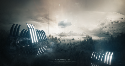 COLONIE B - 2100 by Grivetart More concept art here.