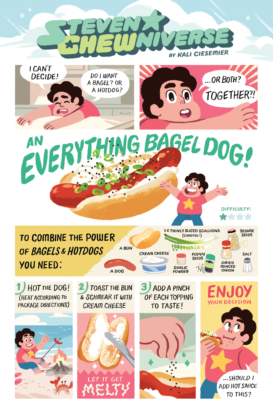 kalidraws:  Cool news! If you bought the first Steven Universe comic (written by
