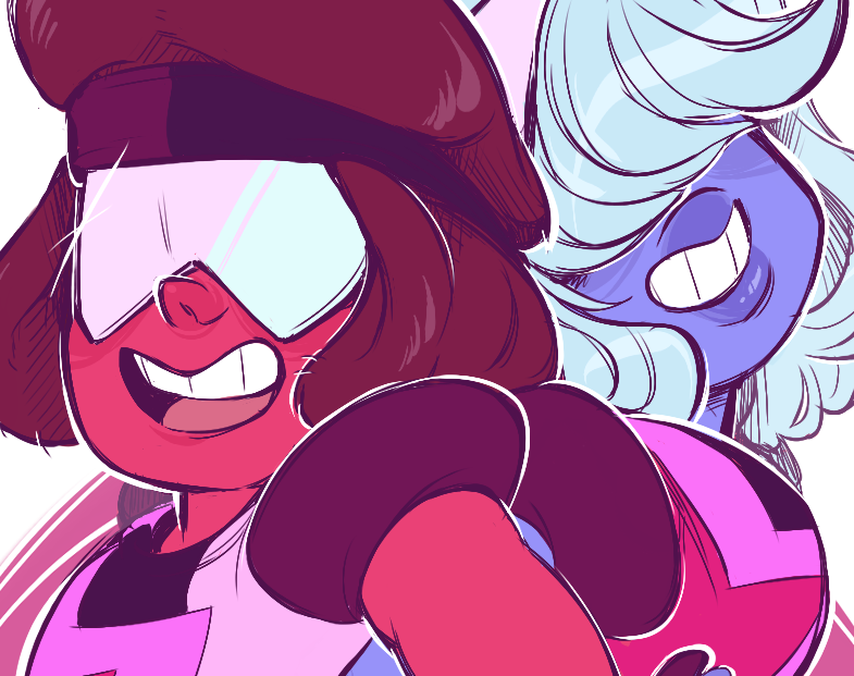 pearlouettes:  garnet