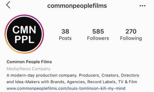Common People Films via their instagram and their website
