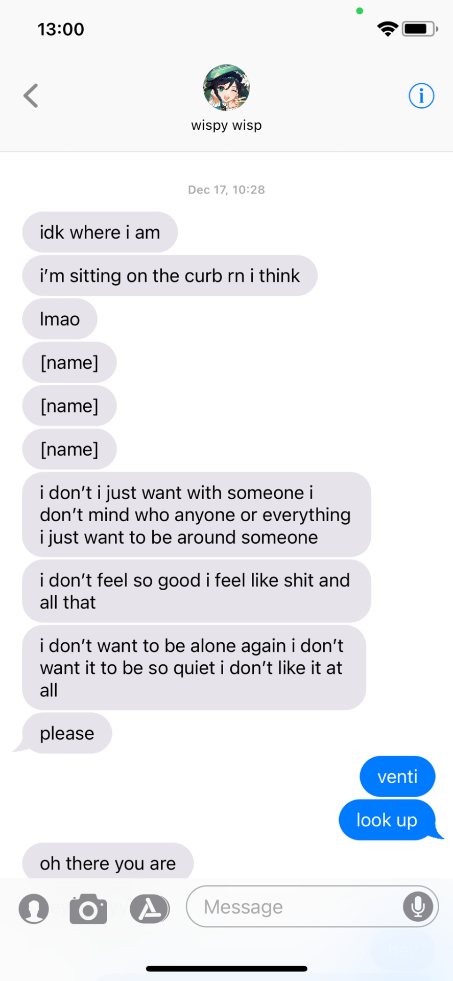Texts. Late Nights.