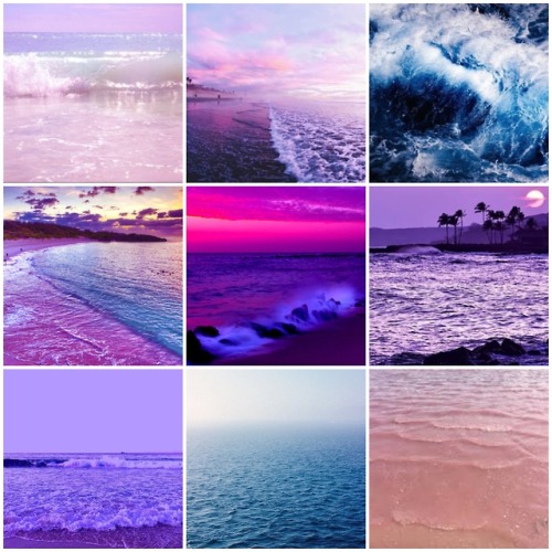lowkey-mcgee: Bisexual Ocean Moodboard Without a Flag for anon! <3