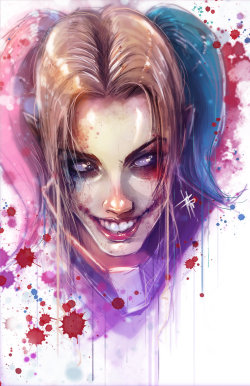 spyrale:    Harley Quinn by  Vincent Vernacatola