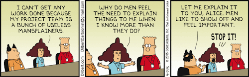 thesummoningdark:Dilbert vs mansplaining (x)(x)
