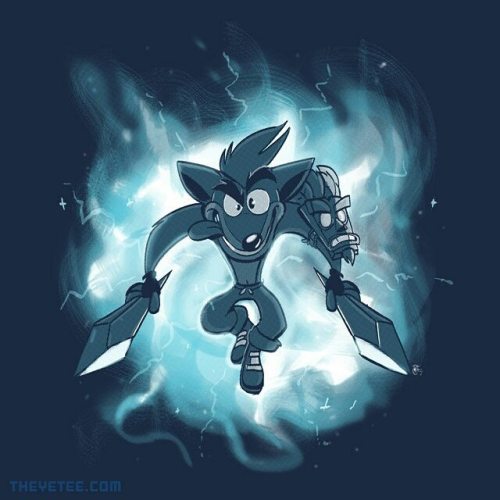 kevinfagaragan: Its not thaaaat hard guys :P  Got a new t-shirt design today at TheYetee.com for July 25th only. #crashbandicoot #darksouls
