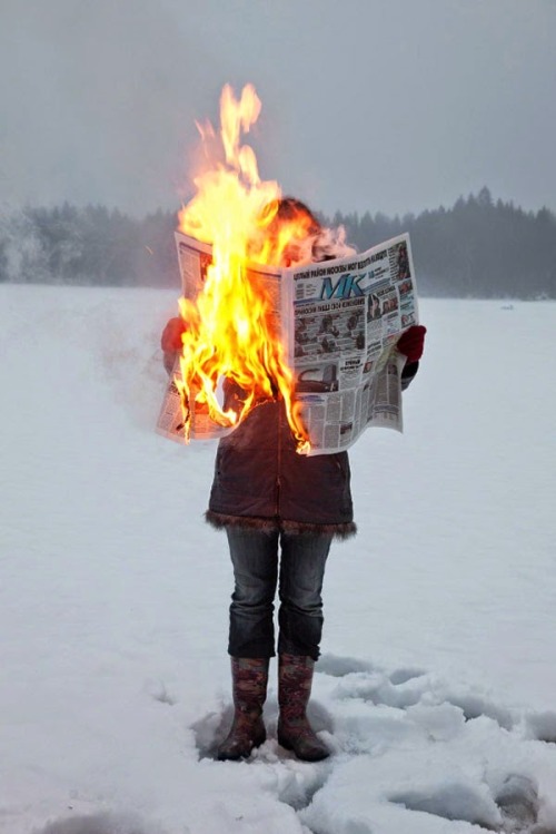 fer1972:  Burning News: Photography by Tim Parchikov 