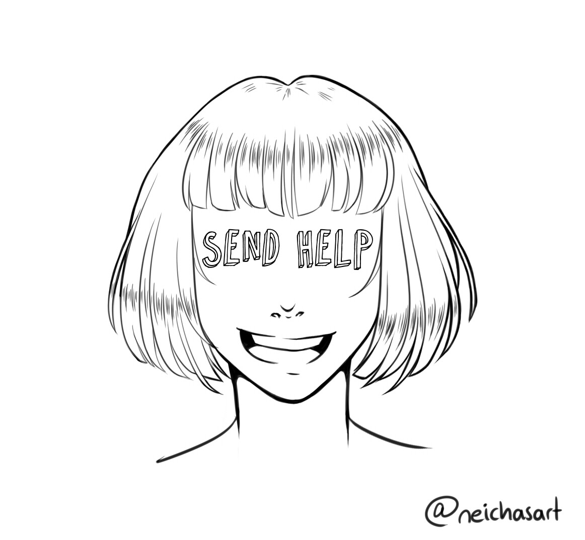 neichasart:  “Hello, how are you today?”I’m going through bouts of anxiety