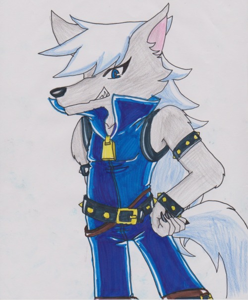 bloodkirby:   Damn, I haven’t drawn my two husbandos!!   Wolf and Wolfrun for a while!! It’s because i was focusing more about the koopalings art i do most often!!! So here’s my fanart of Wolf O’Donnell (Star Fox Series) and Wolfrun(Smile Precure