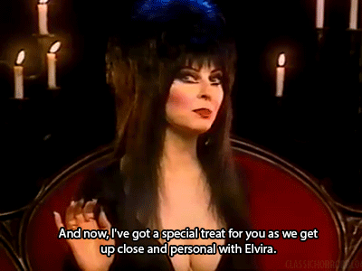 classichorrorblog:  Elvira’s Midnight Madness - Giant Gila Monster - 1991   <3