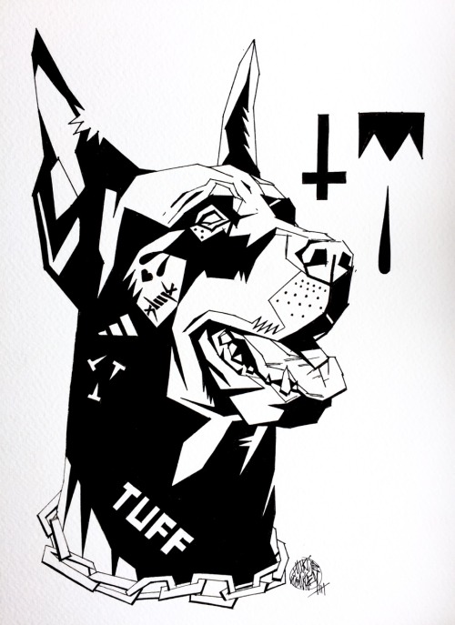 junkiemonkeying: @deadmutt @dying-dog Thanx 4 the inspiration Tuff, by Junkie Monkey