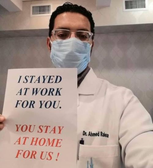 awesome-picz:“I Stayed At Work For You, You Stay At Home For Us!” Doctors And Nurses Plead With Th