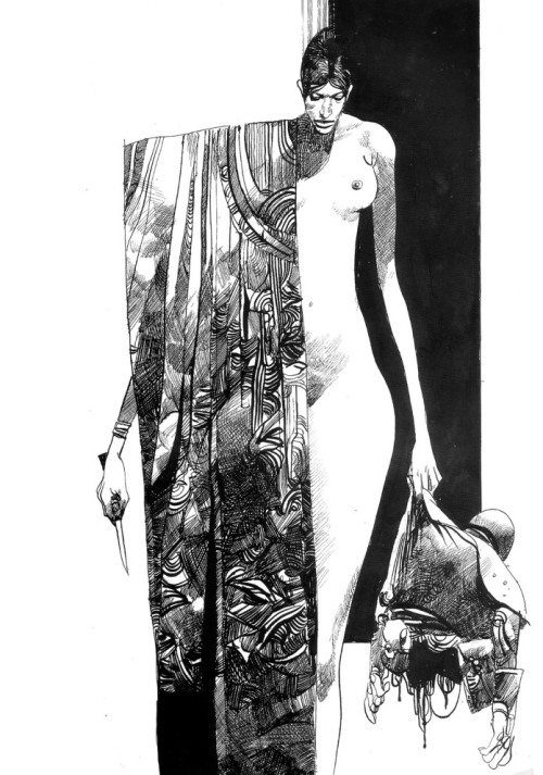 fungigravesystems:“Sergio Toppi (11 October 1932 – 21 August 2012)[1] was an Italian illustrator and