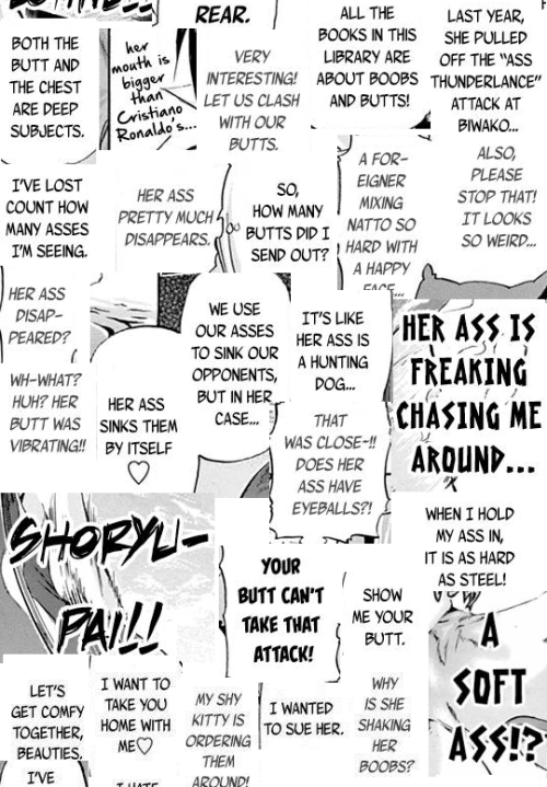 hipwhipgirl:Here it is, every memorable quote in Keijo from Chapter 1 to Chapter 86