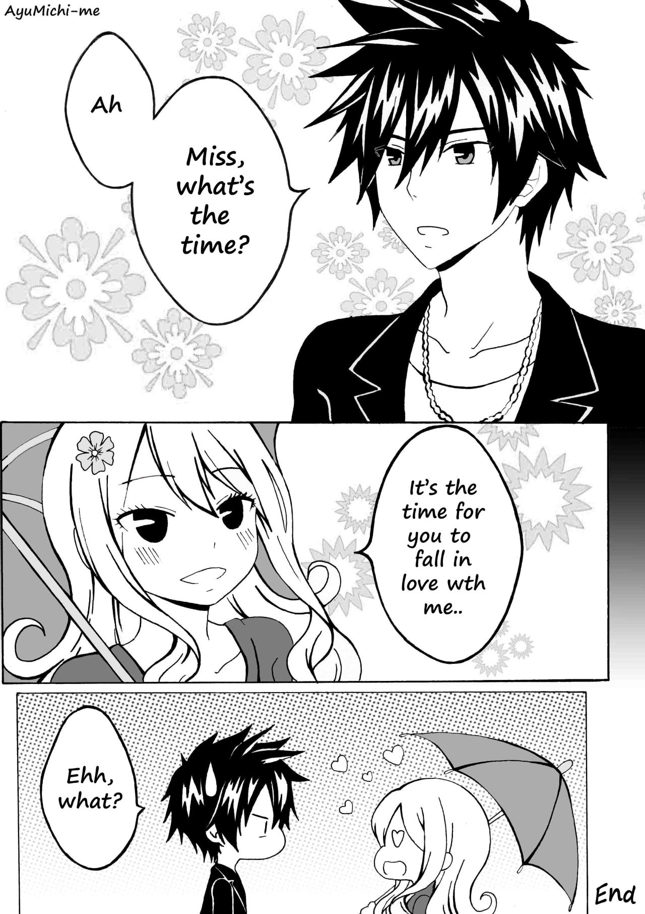 ayumichi-me:  FIRST MEETING (Gruvia)I ship Gruvia, you know! &lt;3I find Juvia