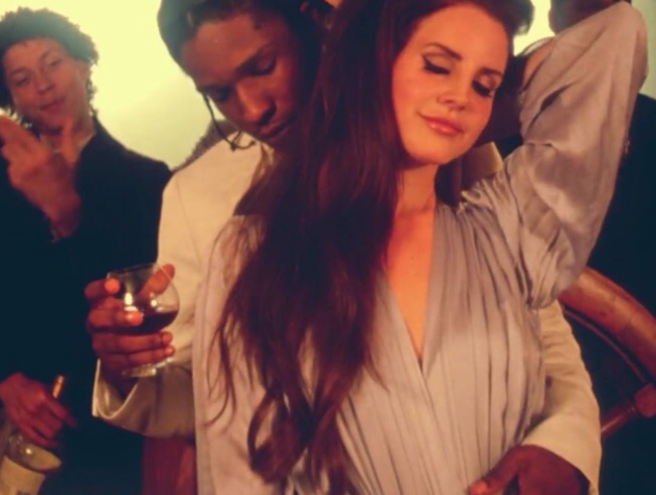 heavens-baby:  Lana Del Rey x ASAP Rocky, National Anthem, screenshots
