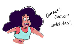 toripng:  wakeupmarch:  i think everyone needs a supportive square mom — from a conversation I had with torimisu about stevonnie discovering fusion tricks :)  But what if they just generated shades for both of them 8′) I think Buck would approve.