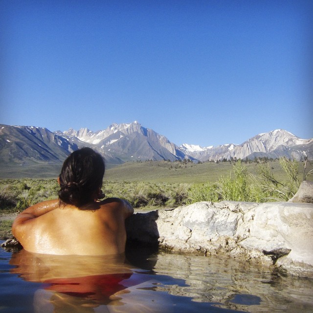 soakingspirit:  Time to #relax, there is plenty of rock to climb tomorrow #hotsprings