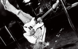 in-utero-kurt:  And this, is the iconic picture of Kurt Cobain playing guitar upside down.   Taken in Vancouver Commodore Ballroom, March 8, 1991 by Charles Peterson.