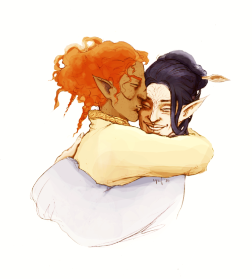 Cuddles!Drawing prompts, 1st batch :-)(here’s the post with the visual prompts)Faeron belongs 