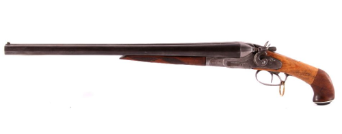 American Gun Co. double barrel stagecoach shotgun, late 19th century.from the North American Auction