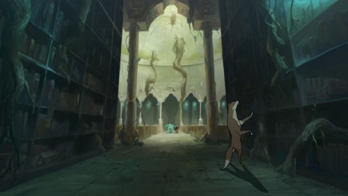 avatar-scenery: ATLA &amp; LOK Scenery - Wan Shi Tong’s Library: Then and Now