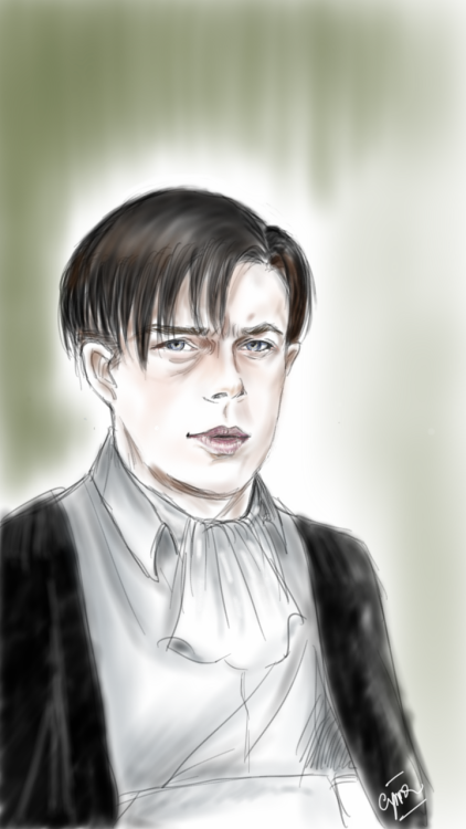prosotankutu:  Humanity Strongest in realism  I use Dane Dehaan as reference Somehow i feel Deehan could role as Levi perfectly..those eyebags 😍 Maybe @fuku-shuu will agree with me 😊 This is special for her. She is so nice and gives all those precious