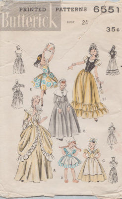 vintagepatterns:  historical fashion according