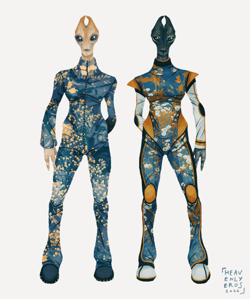 salarians in snazzy jumpsuits, part one