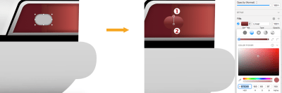 Screenshot of the steps described in the previous paragraph of the tutorial.