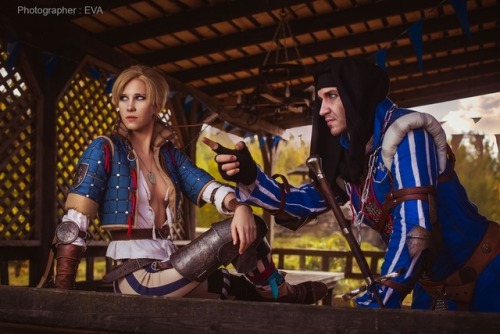 Blue stripes | The Witcher 2/3 Fandom: The Witcher 2/3Characer: Ves, RochePh: EvaCosplayer: Frau_Hak