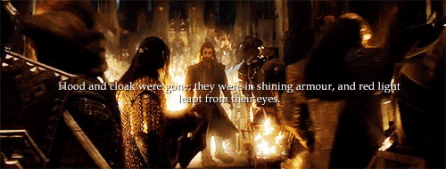 thorinkingoferebor:  “To me! To me! Elves and Men! To me! O my kinsfolk!” he