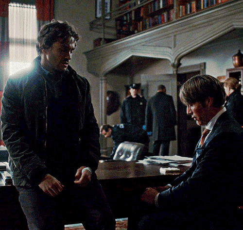 No Thoughts Behind My Eyes Just Moments In S1 Where Will Let's Himself Get Close To Hannibal On His Own