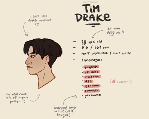 An Update On How I Draw The Wayne Kids + Some Headcanons