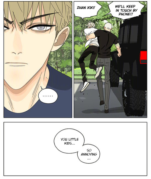 *Mo makes a pun on Zhan Zhengxi’s name, instead of ‘Zhengxi’, he calls him ‘Zhengjing’ which means someone who’s always ‘serious’Old Xian update of [19 Days] translated by Yaoi-BLCD. Join us on the yaoi-blcd scanlation team discord chatroom