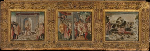 met-european-paintings: Scenes from the Life of King Nebuchadnezzar by Nicola di Maestro Antonio d'A