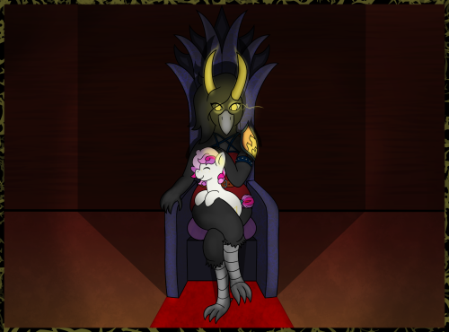 Shenanigans Happened And Inspiration Struck, Resulting In A Drawing Of @jrspore As A Demon Crow On Her