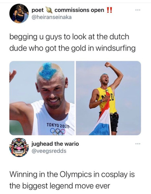 timeofdeathnote: y’all the avatar guy won a gold medal for windsurfing 