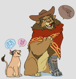 b-jiu:  Mccree lion, so suitable :3