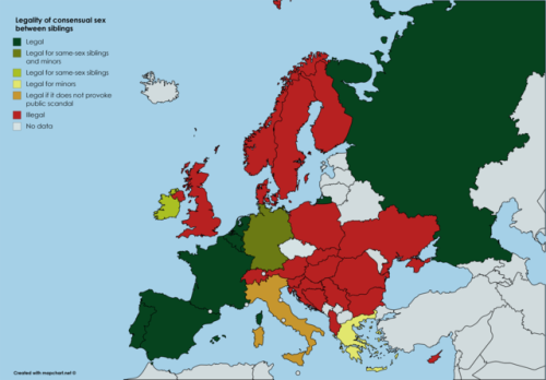 hot-chubbies-with-cheese:p-a-x:land-of-maps:Legality of Consensual Sex between Siblings in Europe [O