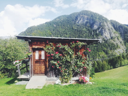 cabinporn:Seen on a walk towards the “Col de Tricot”, in the Mont Blanc Valley, French Alps Submitte