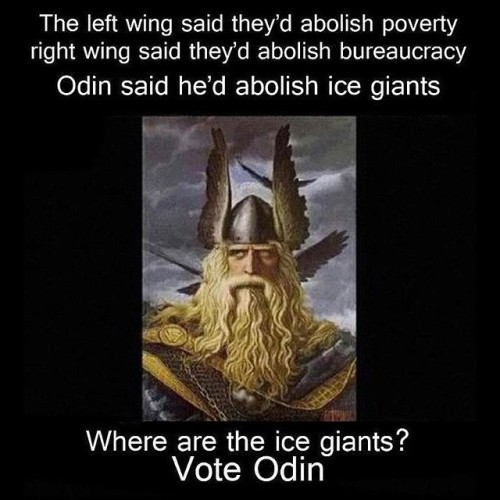 I did my part. #Odin2k16