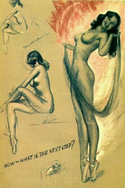 tallulahdreaming:Vintage pinup by Earl Macpherson.