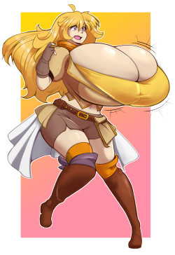 eikasianspire:  Commission for Busmansam! He asked for Yang from RWBY.   &lt; |D’‘‘‘