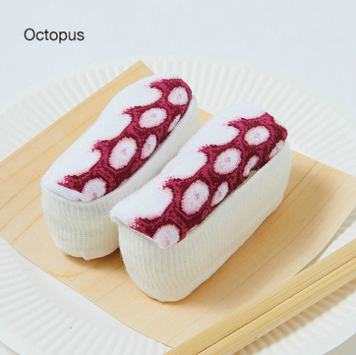 Sushi socks (sign up to get ŭ coupon) (70% sale!)  