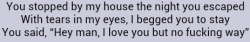 rebelllng:  stcrmy:  twin size mattress / The Front Bottoms  This lyric… Is the saddest lyric… Of all lyrics 