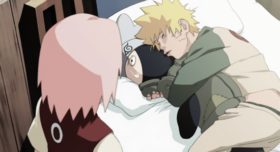 Kakashi Hatake Naruto Uzumaki Spin Hug GIF