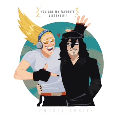 ghostalebrije: More Erasermic stuff from twitter because Im too dang gay for THEM 1- Something a lil more quality than what I have been drawing because really, this ship is p cute and goofy and I really appreciate the whole opposites attract, it gives