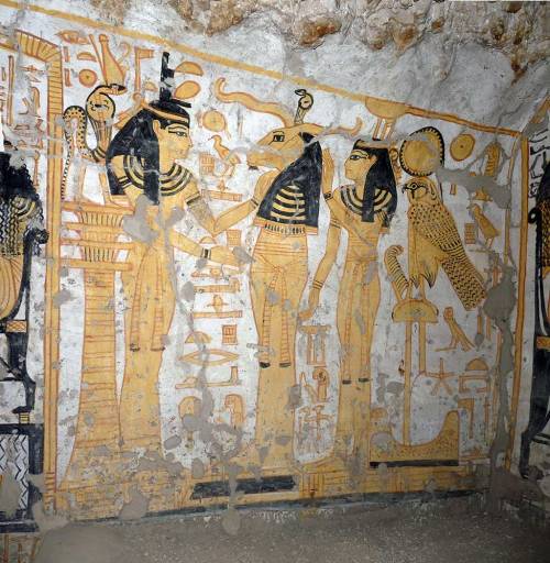 ancient-egypts-secrets:Tomb TT335 of the sculptor Nakhtamon. He was one of the craftsmen o
